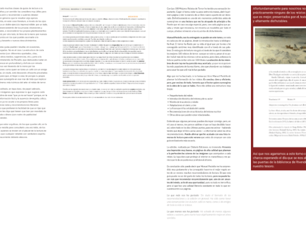 LA CRÍTICA HA DICHO DE LOS 100 MEJORES RELATOS DE&nbsp;TERROR.